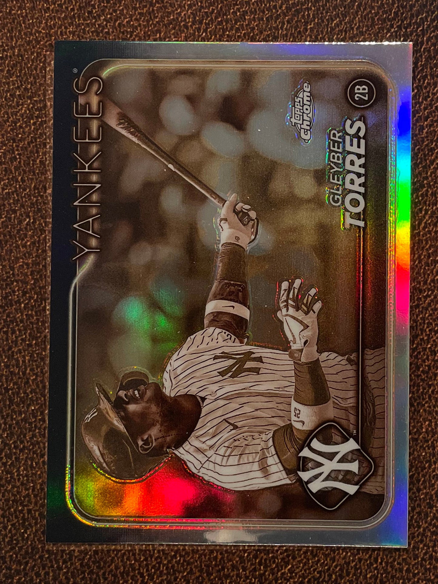 Gleyber Torres - 2024 Topps Chrome - Sepia Refractor - Yankees