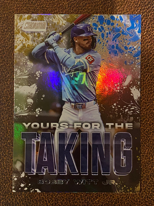 Bobby Witt Jr. - 2025 Topps Stadium Club - Yours for the Taking Insert - Royals