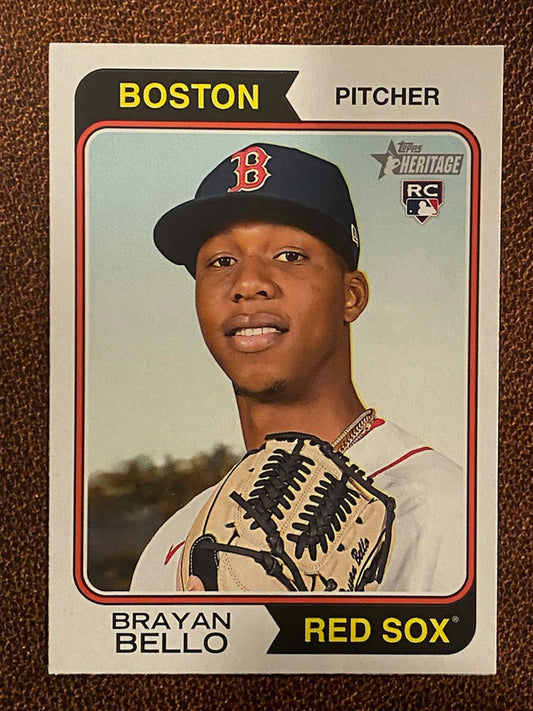 Brayan Bello - 2023 Topps Heritage - Base Card - Red Sox