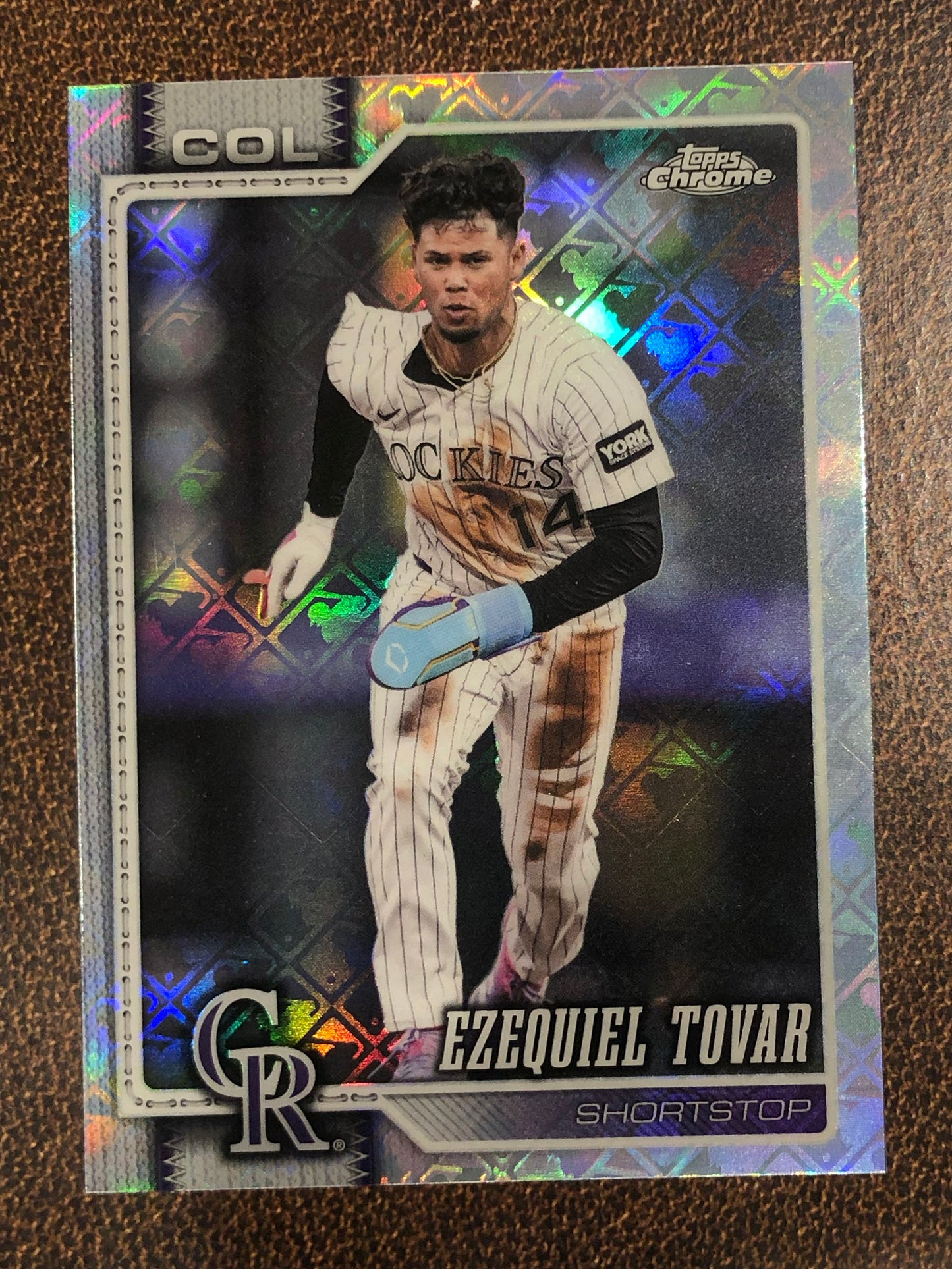 Ezequiel Tovar - 2026 Topps Chrome Logofractor - Base Logofractor - Rockies