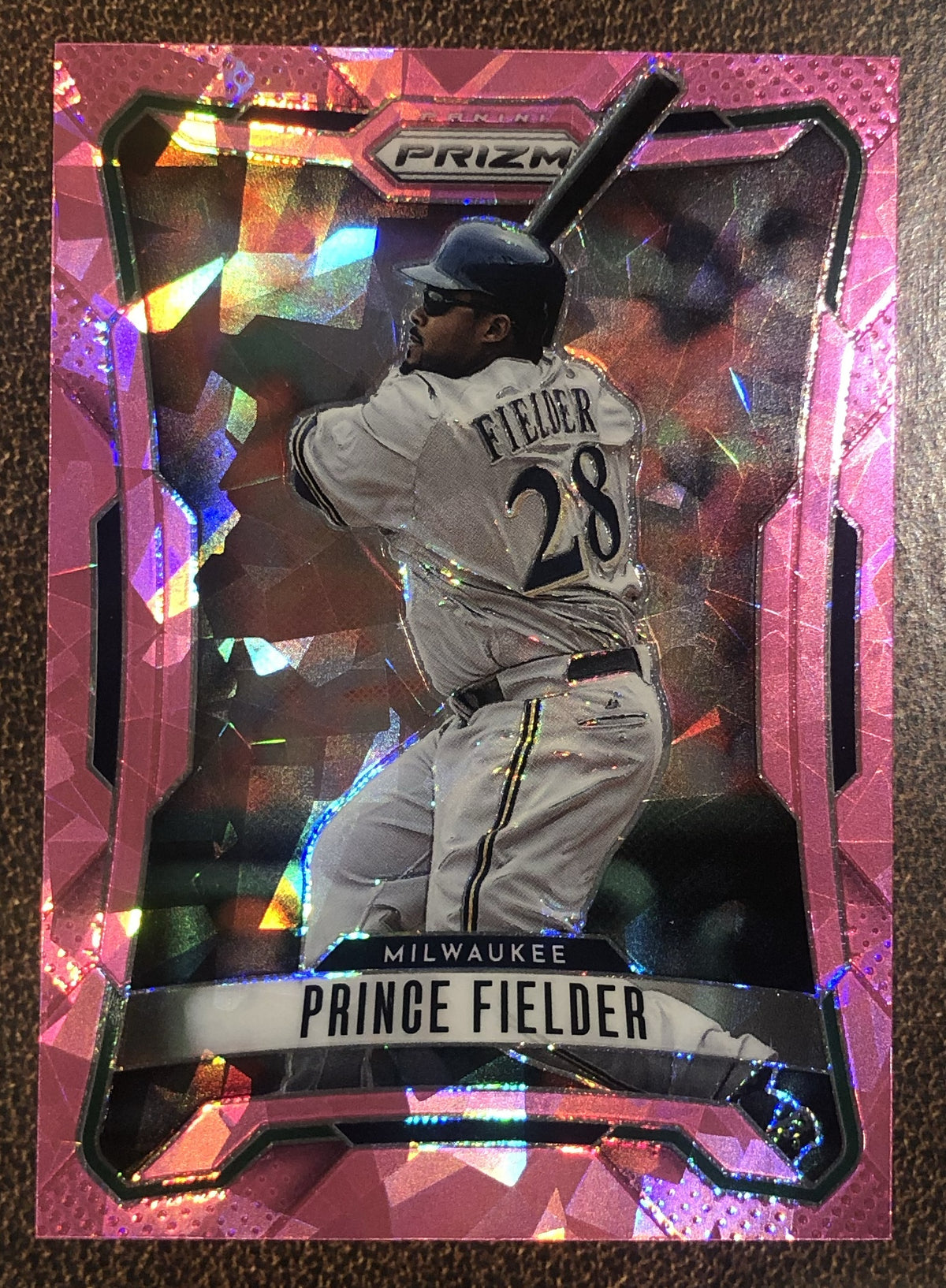 Prince Fielder - 2026 Panini Prizm - Pink Ice - Brewers