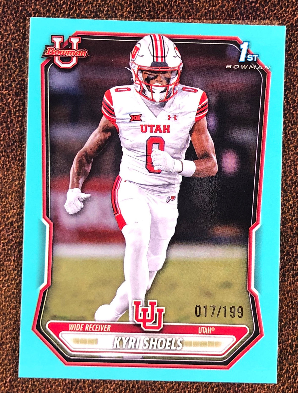 Kyri Shoels - 2026 Bowman - AQUA 1st Paper /199 - Utah