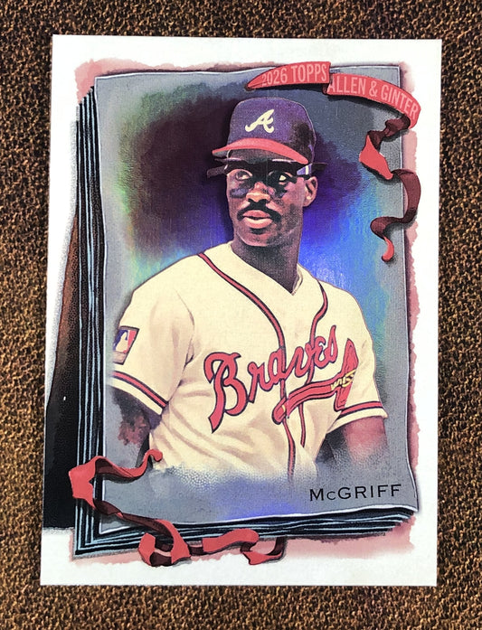 Fred McGriff - 2026 Topps Allen & Ginter - Silver Portrait Foil - Braves
