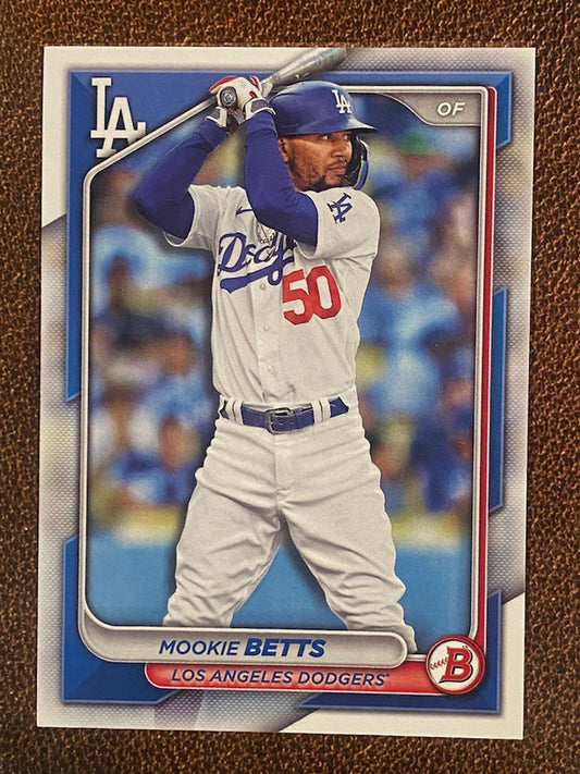 Mookie Betts - 2024 Bowman - Base Paper - Dodgers