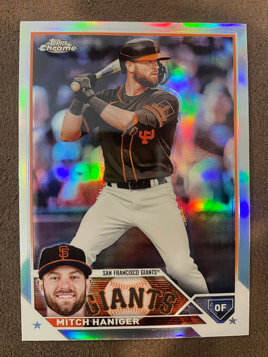 Mitch Haniger - 2023 Topps Chrome - Refractors - Giants