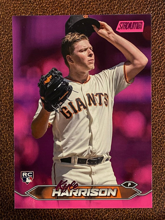 Kyle Harrison - 2024 Topps Stadium Club - Pink Foil - Giants
