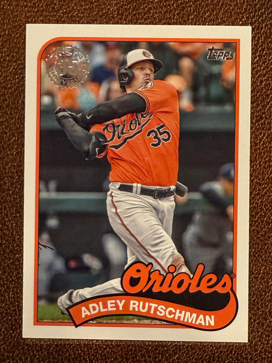 Adley Rutschman - 2024 Topps Series 1 - 1989 Insert - Orioles