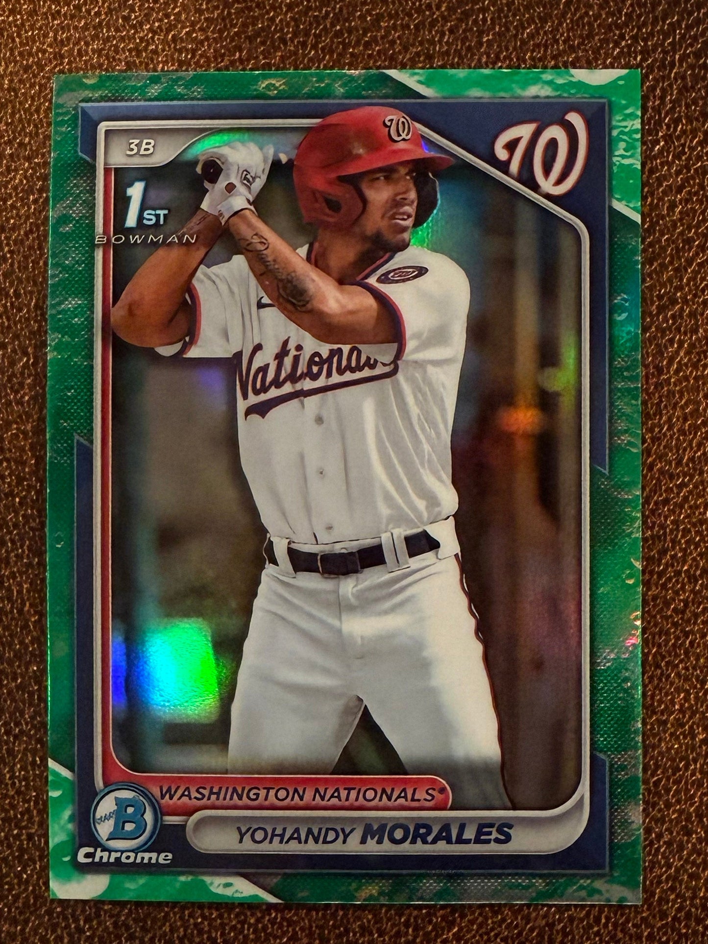 Yohandy Morales - 2024 Bowman - Chrome Lunar Glow - Nationals