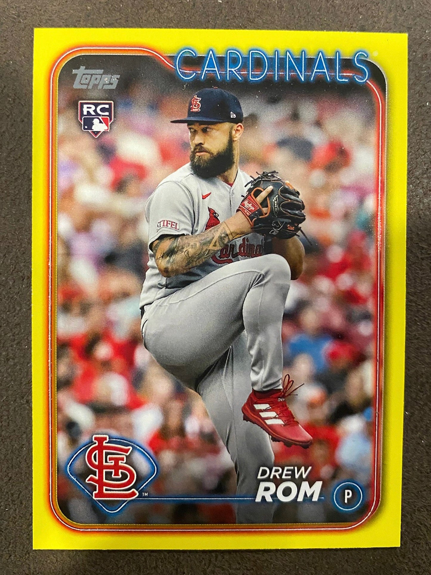 Drew Rom - 2024 Topps Series 2 - Yellow Parallels - Cardinals