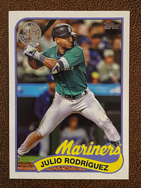 Julio Rodriguez - 2024 Topps Series 2 - 1989 Insert - Mariners