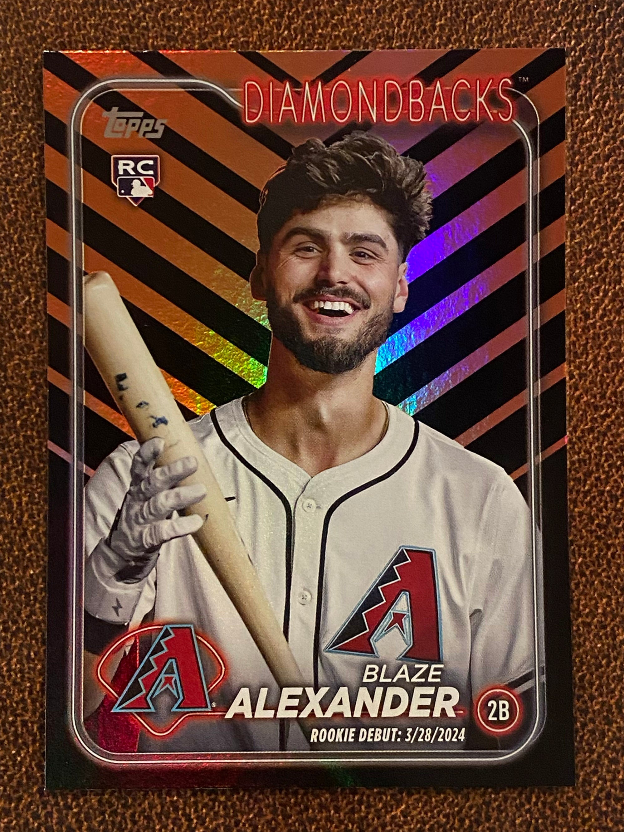 Blaze Alexander - 2024 Topps Update - Holiday Parallel (Rookie
