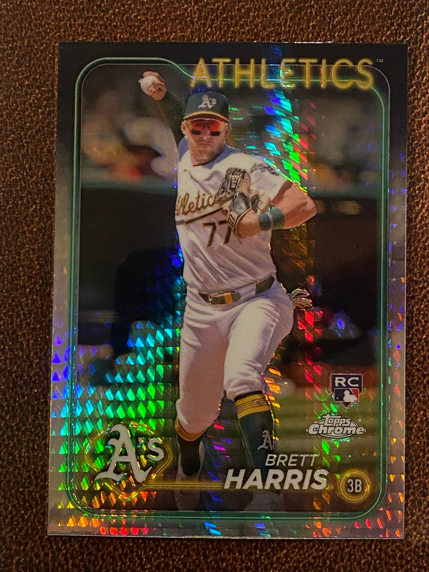 Brett Harris - 2024 Topps Chrome Update - Prism Refractor - Athletics