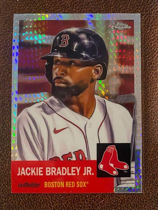 Jackie Bradley Jr. - 2022 Topps Chrome Platinum Anniversary - Prism Refractor - Red Sox