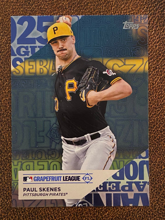 Paul Skenes - 2025 Topps Series 1 - Training Ground - Pirates