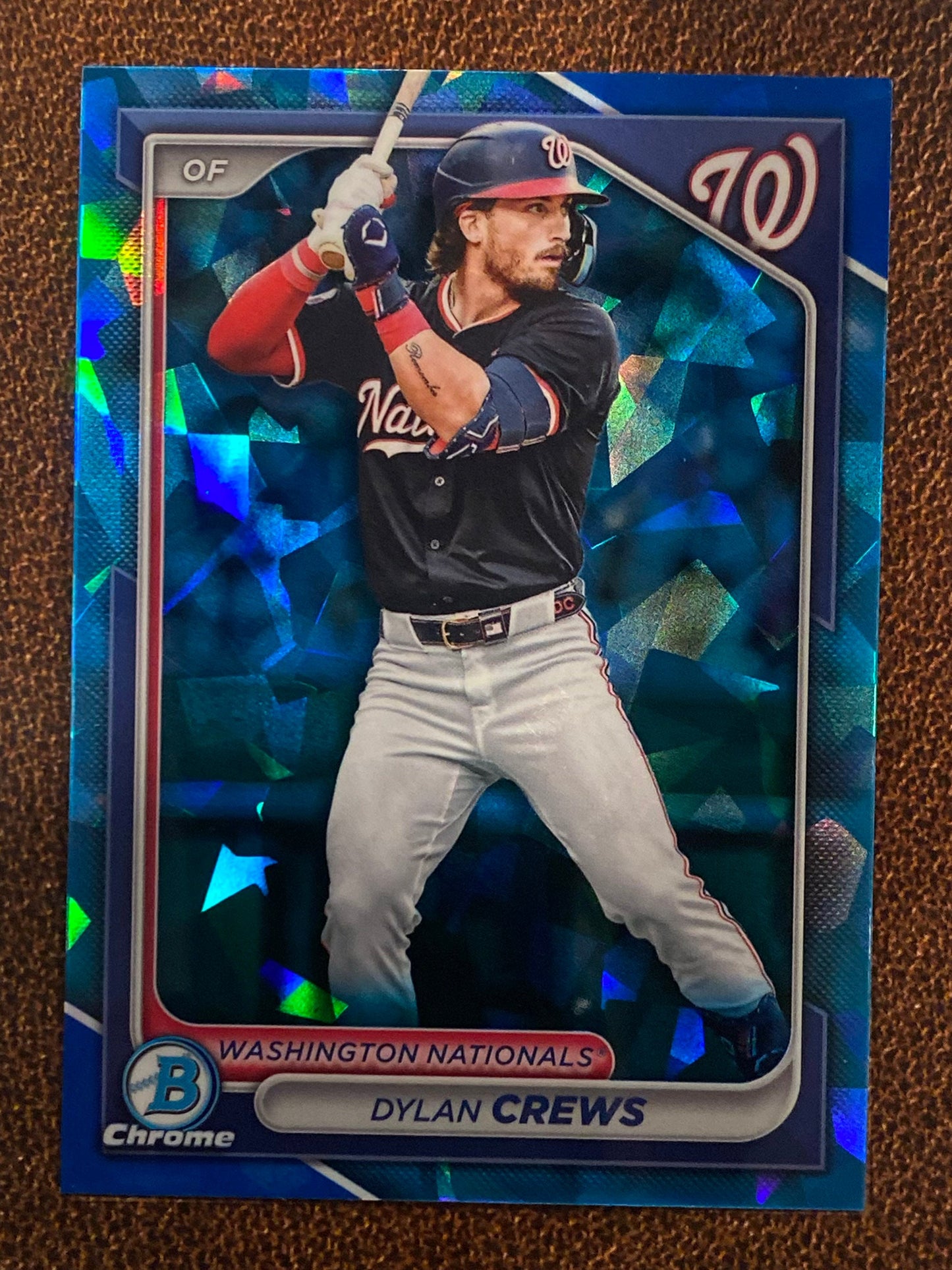 Dylan Crews - 2024 Bowman Chrome - Sapphire - Nationals