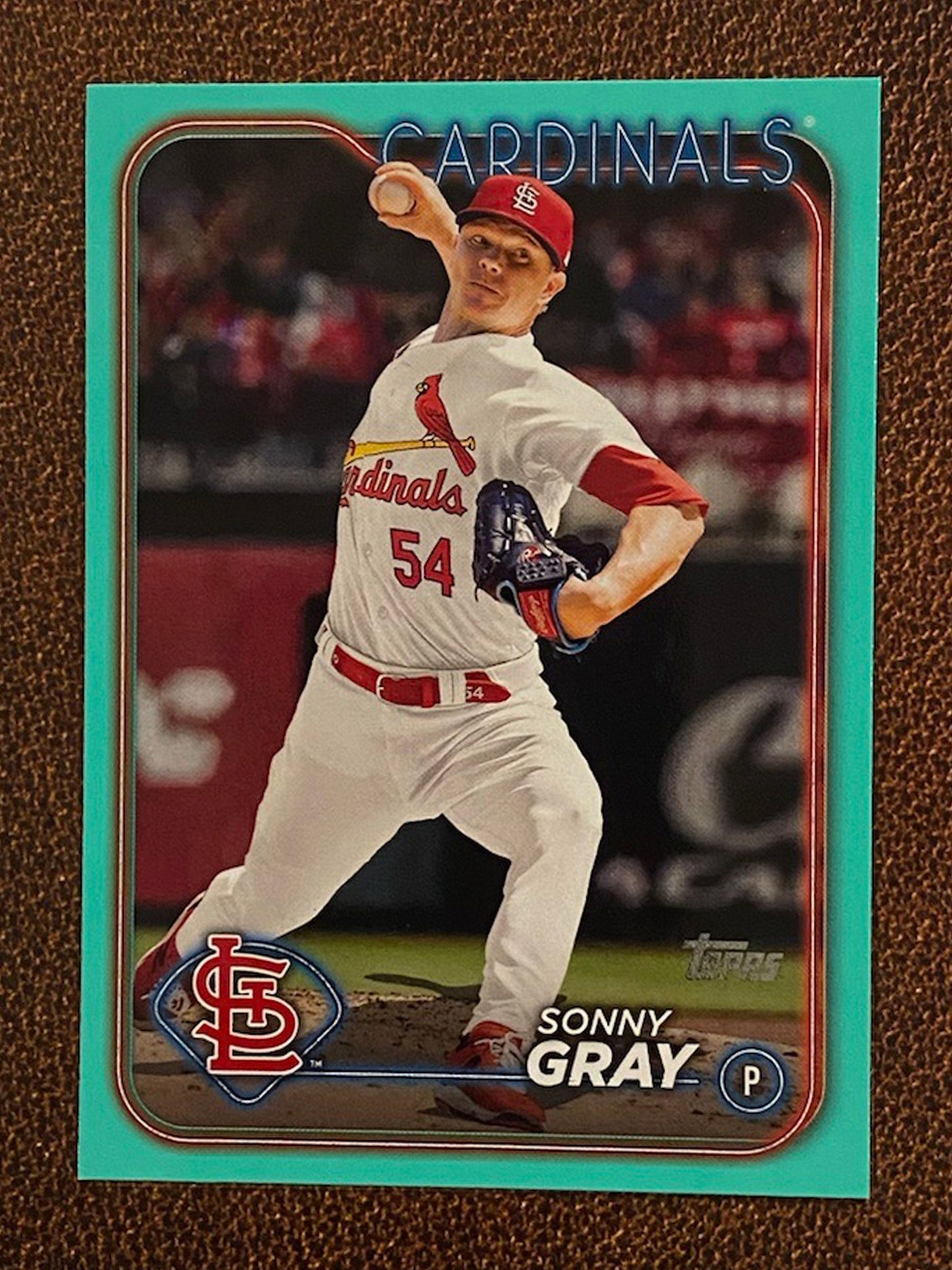 Sonny Gray - 2024 Topps Series 2 - Aqua Parallel - Cardinals