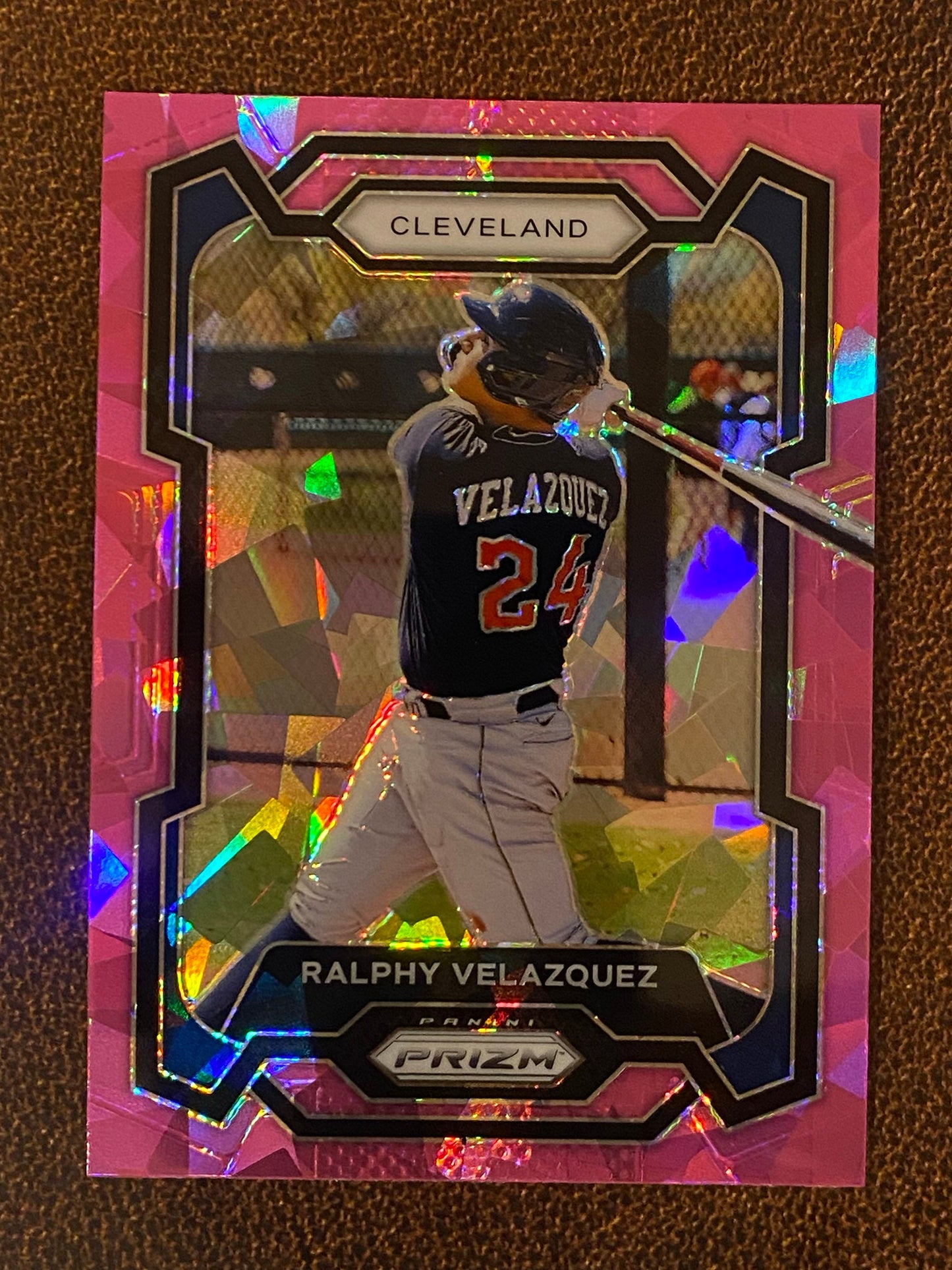 Ralphy Velazquez - 2024 Panini Prizm - Pink Ice Mega - Guardians