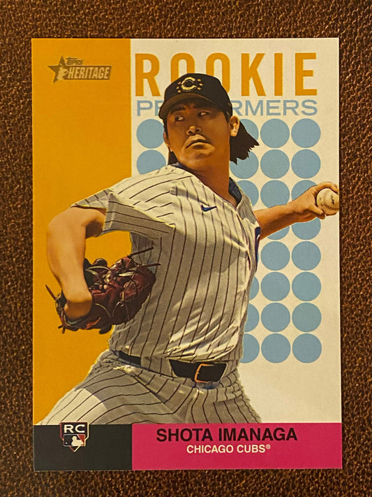 Shota Imanaga - 2024 Topps Heritage High Number - Rookie Performers - Cubs
