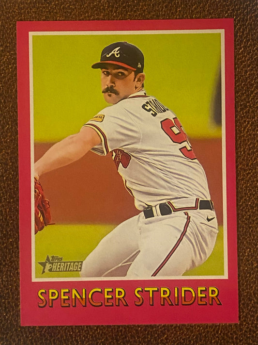 Spencer Strider - 2024 Topps Heritage - 1975 Baseball Sensations - Braves