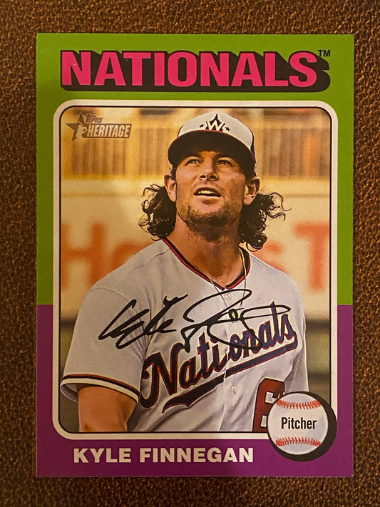 Kyle Finnegan - 2024 Topps Heritage - Low Number Short Prints - Nationals