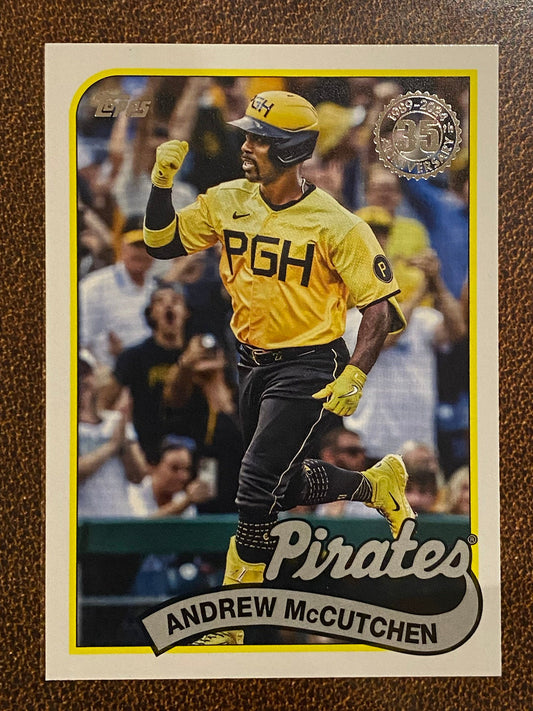 Andrew McCutchen - 2024 Topps Series1 - 1989 Inserts - Pirates