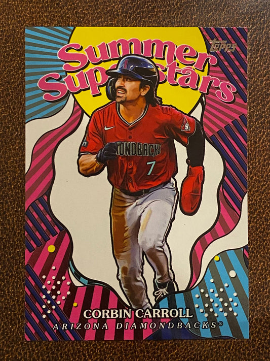 Corbin Carroll - 2025 Topps Series 2 - Summer Superstars Insert - Diamondbacks