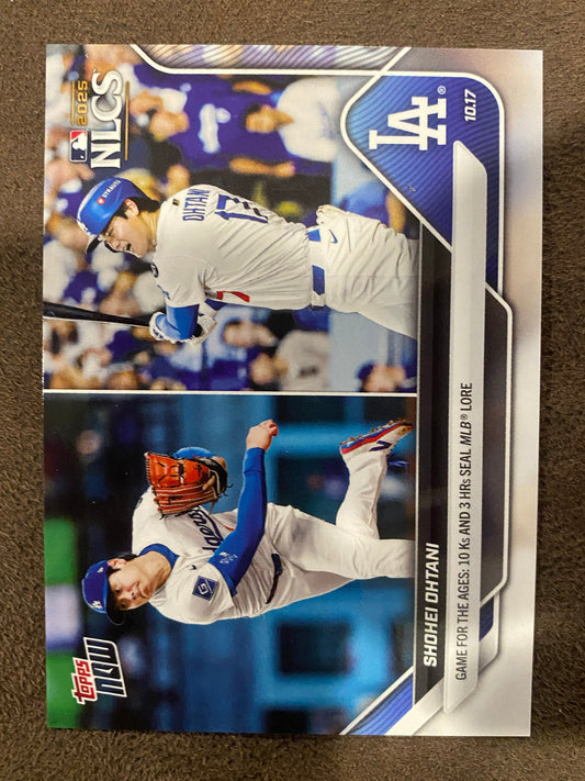 Shohei Ohtani - 2025 Topps Now - Card 884 (PR: 253,309) - Dodgers