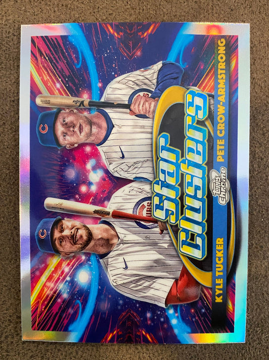 Pete Crow Armstrong/Kyle Tucker - 2025 Topps Chrome Cosmic - Star Clusters Insert - Cubs