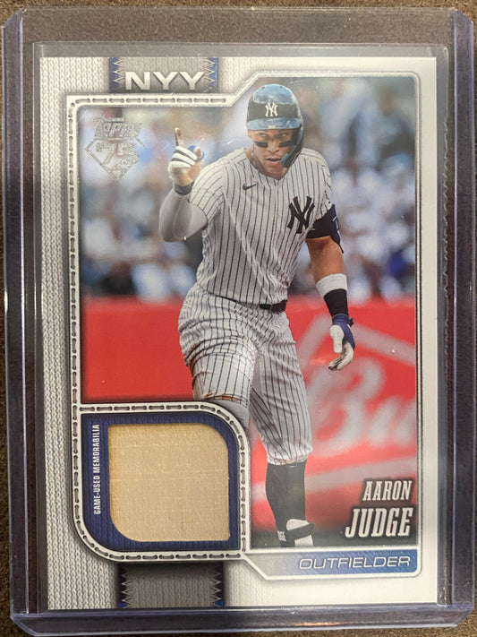 Aaron Judge - 2026 Topps Series 1 - Real One RELIC - Yankees