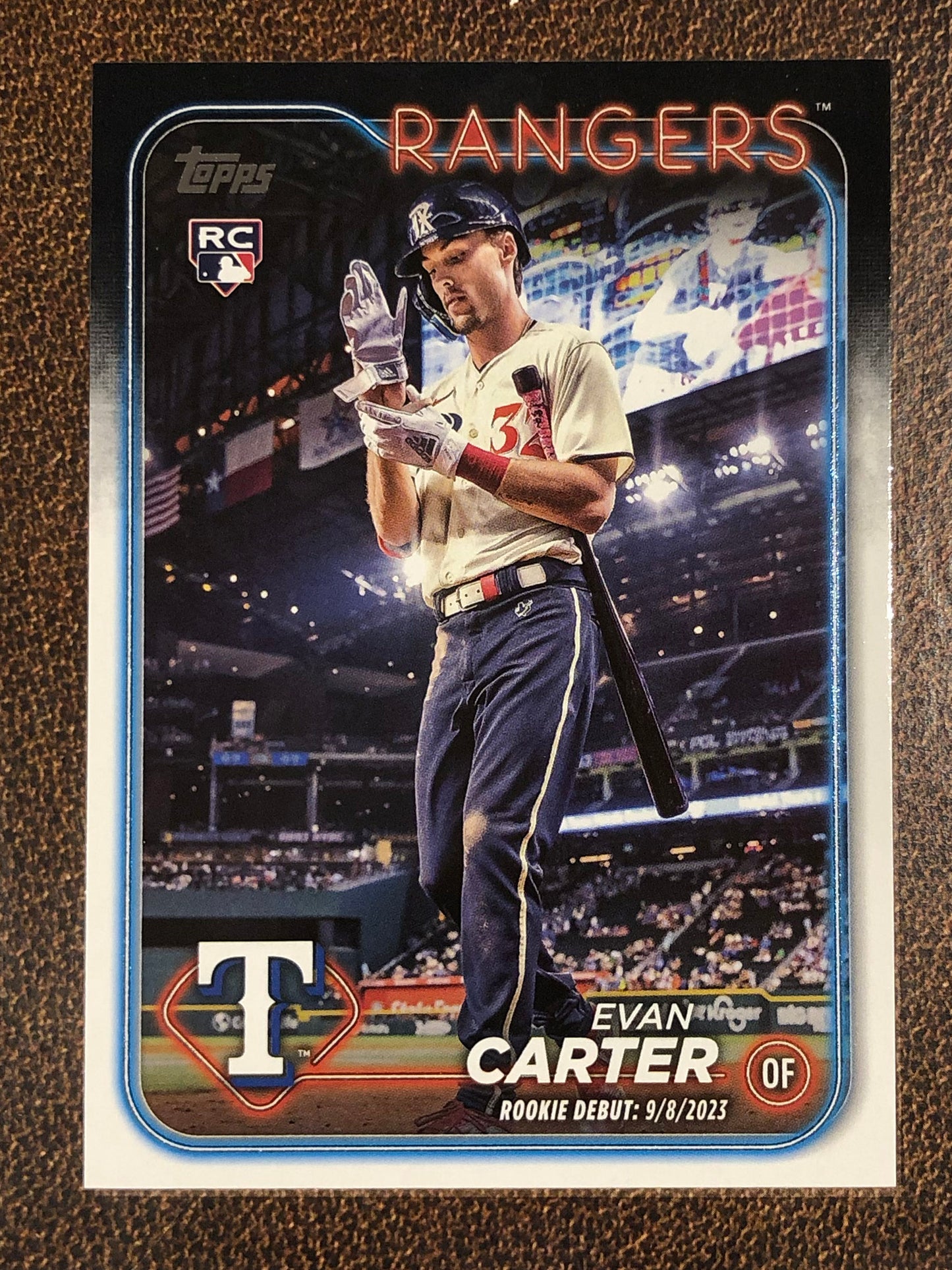 Evan Carter - 2024 Topps Update - Rookie Debut Base - Rangers