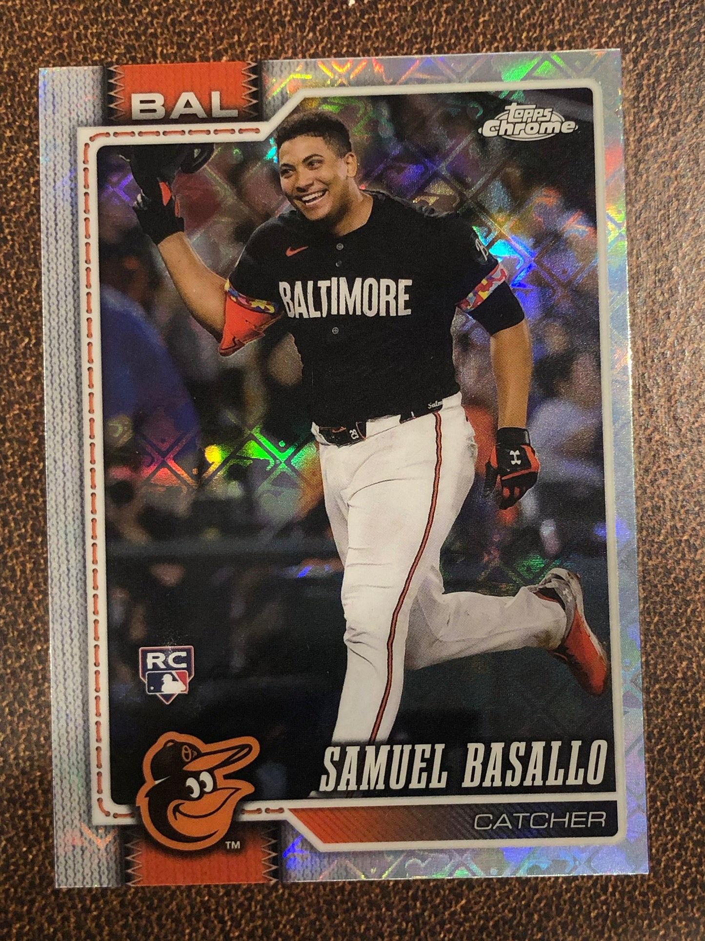 Samuel Basallo - 2026 Topps Chrome Logofractor - Base Logofractor - Orioles