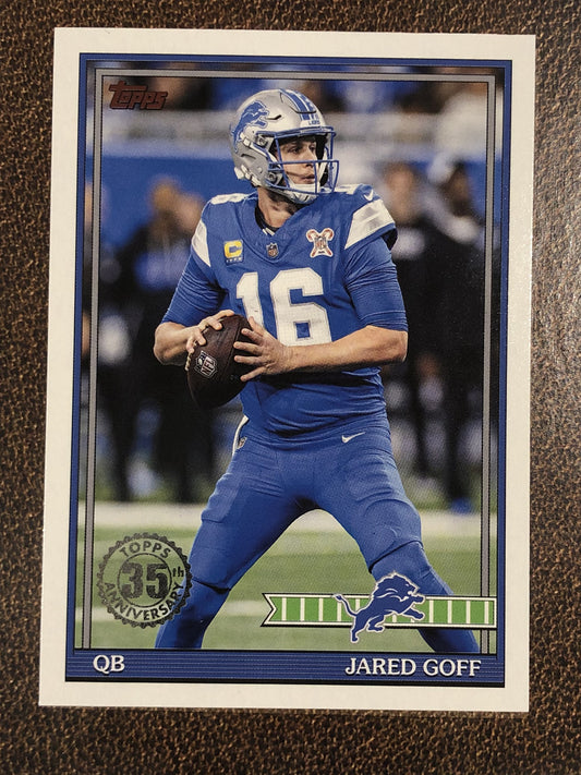 Jared Goff - 2026 Topps Flagship - 1991 Insert - Lions