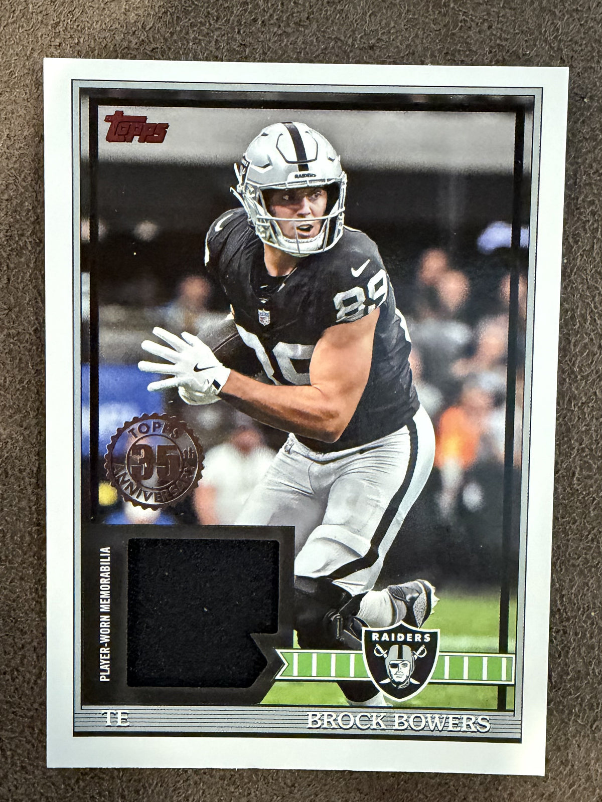 Brock Bowers - 2026 Topps Flagship - 1991 RELIC - Raiders