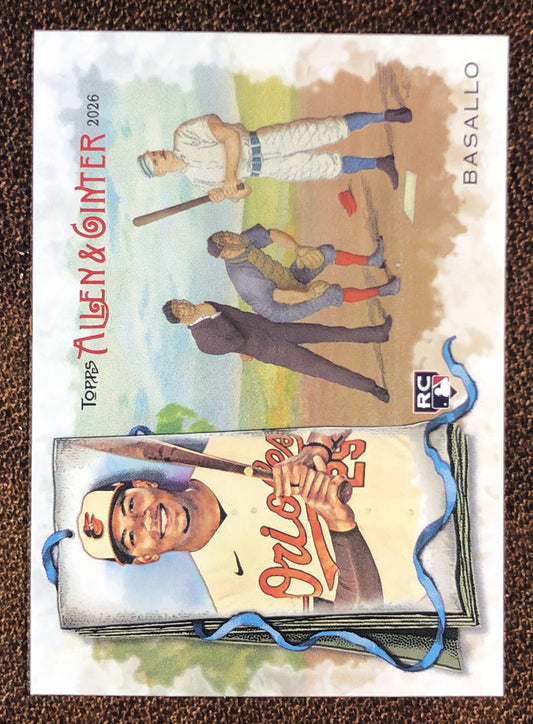 Samuel Basallo - 2026 Topps Allen & Ginter - N43 Insert - Orioles