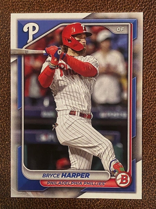 Bryce Harper - 2024 Bowman - Base Paper - Phillies