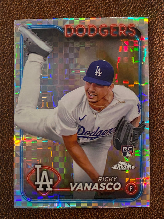 Ricky Vanasco - 2024 Topps Chrome Update - XFractor - Dodgers