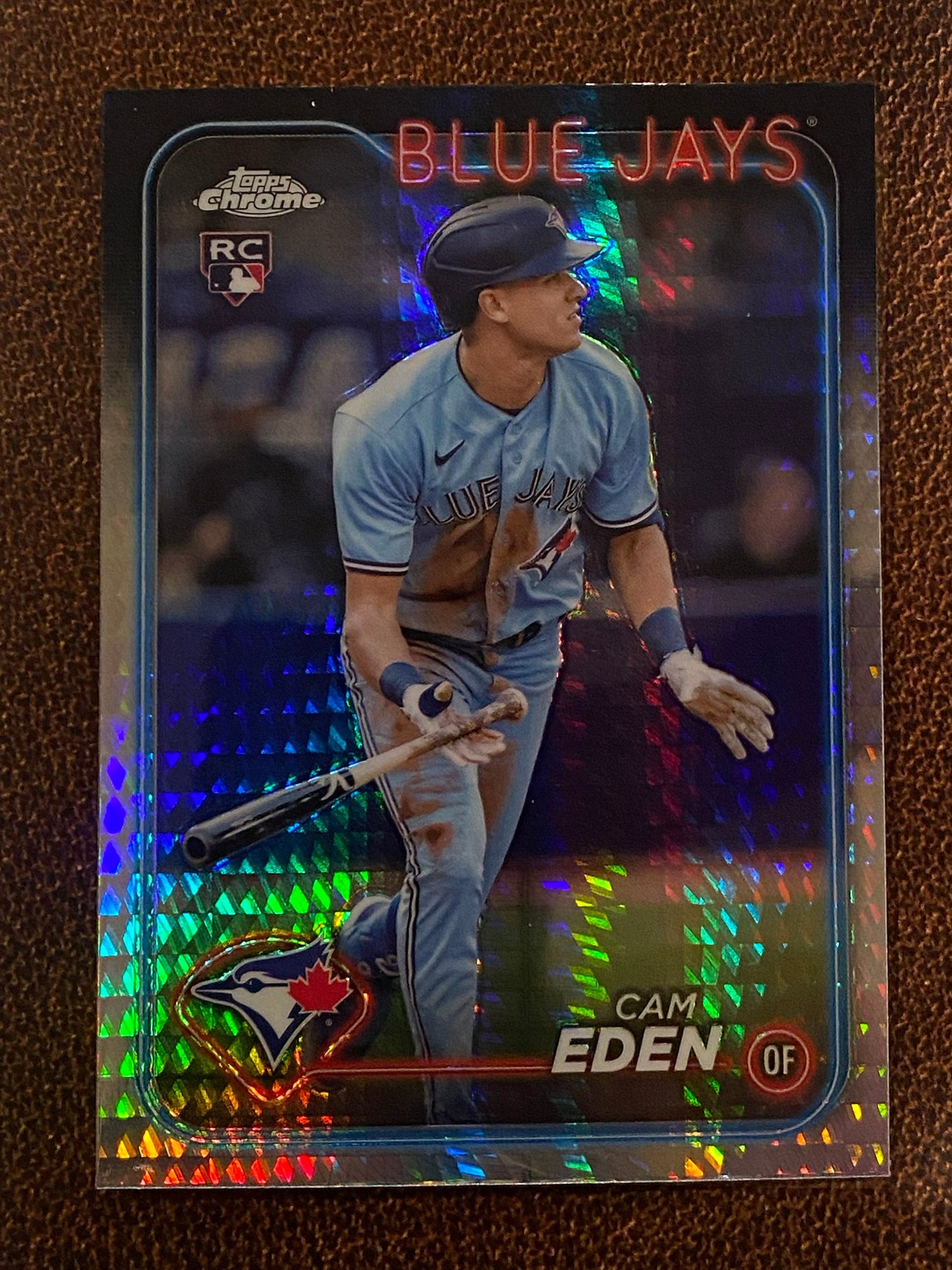 Cam Eden - 2024 Topps Chrome Update - Prism Refractor - Blue Jays