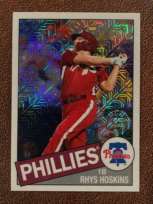 Rhys Hoskins - 2020 Topps Update - Silverpack Mojo Refractor - Phillies