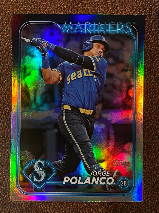 Jorge Polanco - 2024 Topps Update - Rainbow Foil - Mariners
