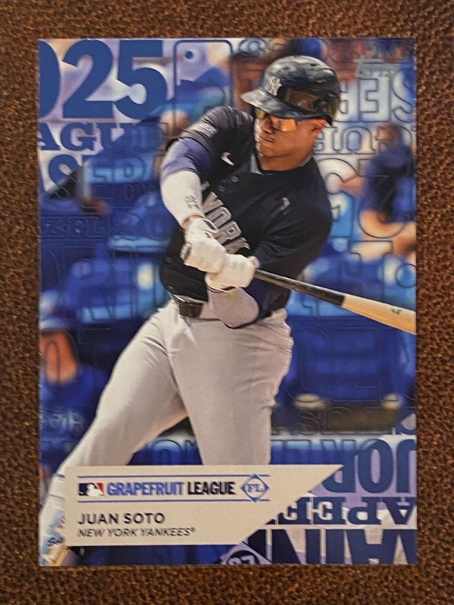 Juan Soto - 2025 Topps Series 1 - Training Ground - Yankees