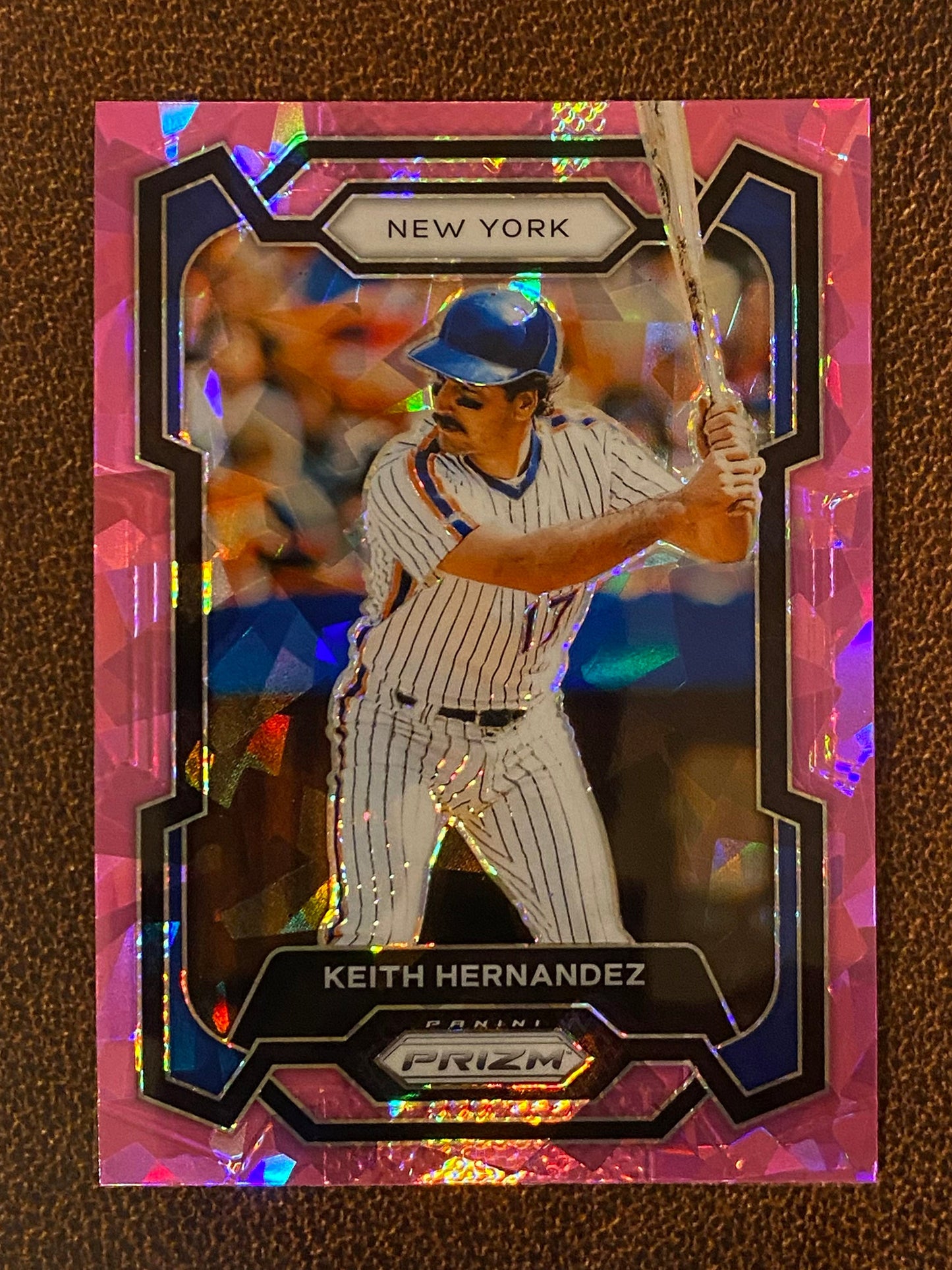 Keith Hernandez - 2024 Panini Prizm - Pink Ice Mega - Mets
