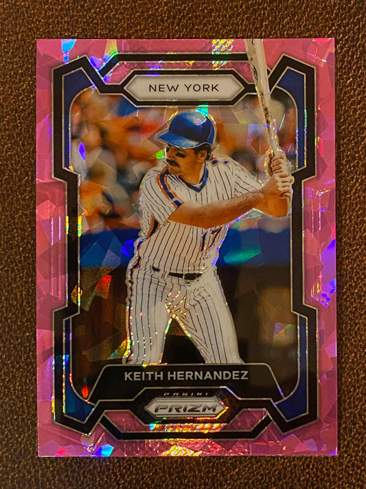 Keith Hernandez - 2024 Panini Prizm - Pink Ice Mega - Mets