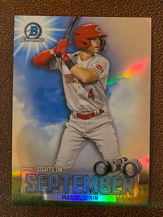 Matt McLain - 2023 Bowman - Sights on September - Reds