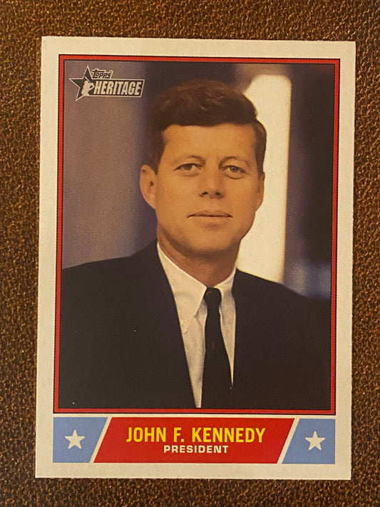 John F. Kennedy - 2025 Topps Heritage - Notable Americans (NS-23)