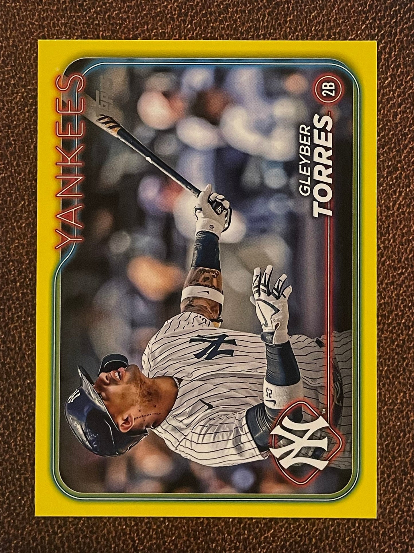 Gleyber Torres - 2024 Topps Series 1 - Yellow Parallel - Yankees