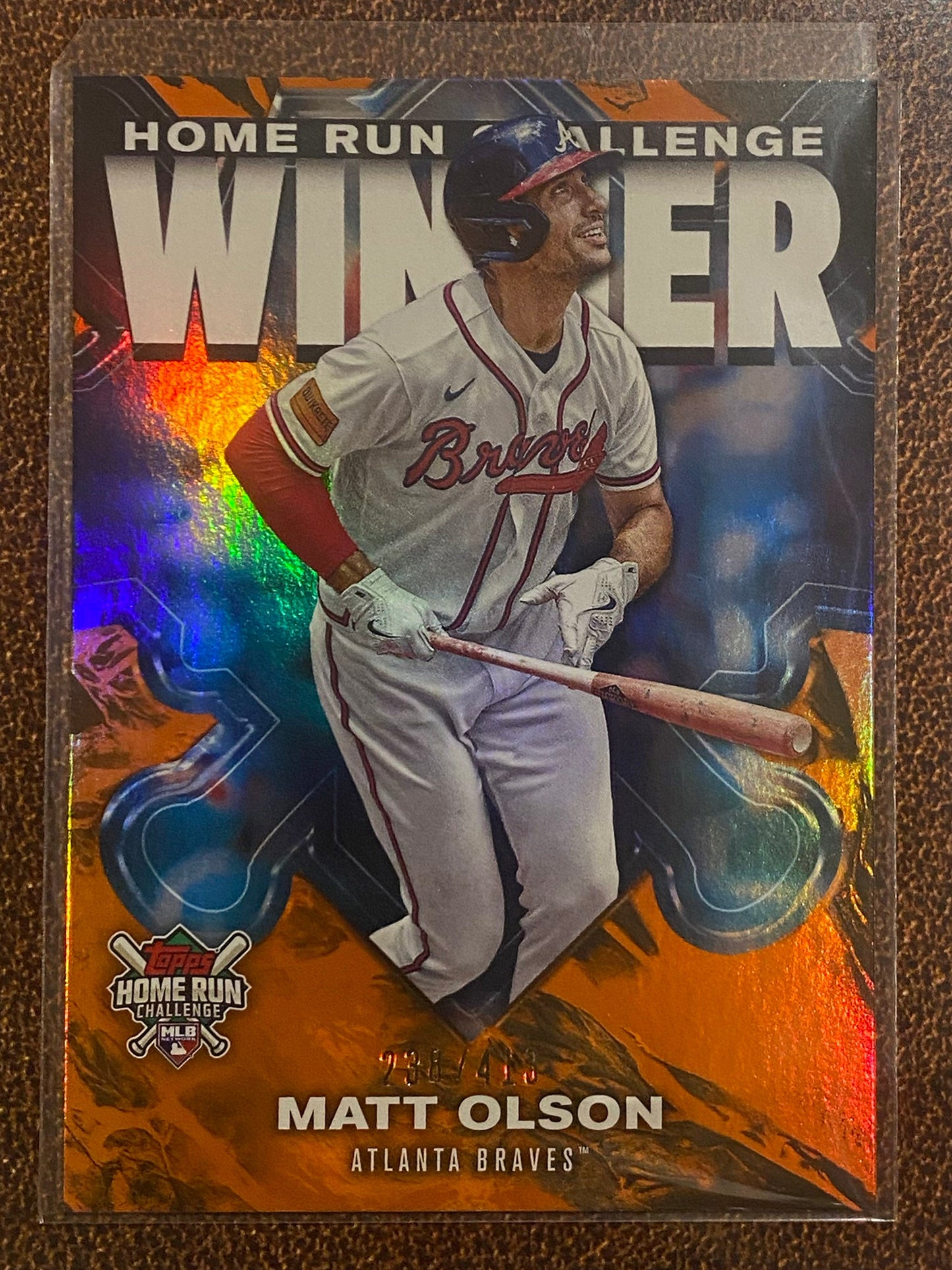 Matt Olson - 2024 Topps - Home Run Challenge Winner /413 - Braves