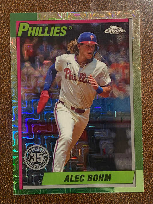 Alec Bohm - 2025 Topps Series 2 - 1990 Mojo Refractor - Phillies