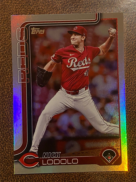 Nick Lodolo - 2025 Topps Series 1 - Rainbow Foil - Reds