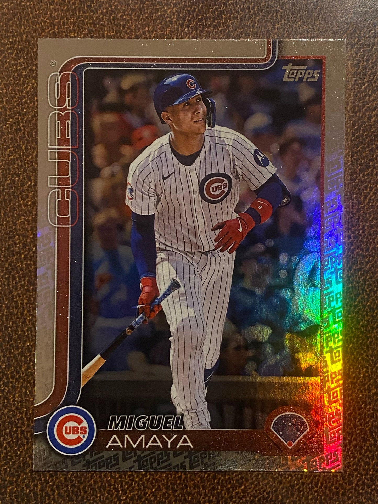 Miguel Amaya - 2025 Topps Series 2 - Fanatics Exclusive Topps Foil Border - Cubs