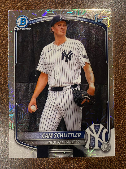 Cam Schlittler - 2025 Bowman Chrome - 1st Mojo - Yankees